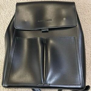 Claudia Canova Black Backpack Purse